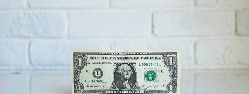 One dollar bill